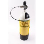 6.55kg compressed air charging bottle with valve gauge and adapter