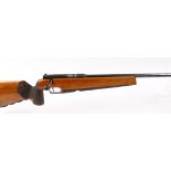 S1 .22 Anschutz Model 1427 Biathlon bolt action target rifle (no magazine), 21¾ ins heavy barrel,