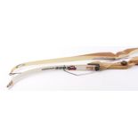 XCore recurve archery bow and another recurve bow in slip (2)
