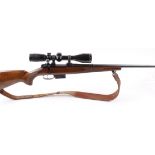 S1 .222 (rem) CZ 527-2 bolt action rifle, 23½ ins barrel with hooded blade foresight, 5 shot