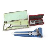 Gunsmiths micrometer, vernier caliper, dial caliper