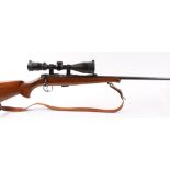 S1 .22 BRNO Model 2-E-H bolt action rifle, 24 ins barrel threaded for moderator (moderator availabl