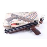 .22 Crosman Medalist Model 1322 pump action air pistol, no. N78211316, boxed with instructions and