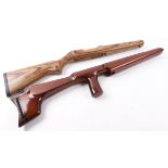 Two rifle stocks