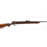 S1 .220 BSA War Office bolt action single shot rifle, 24 ins barrel, blade foresight with roll off