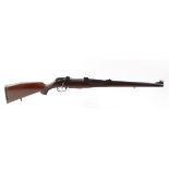 S1 .30-06 Krico bolt action sporting rifle, 22 ins barrel with hooded blade foresight, fixed rear