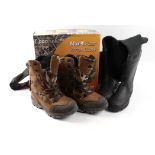 Pro Logic Max 4 Polar Zone boots, size UK 12, boxed; Pair chest wader size 6/7