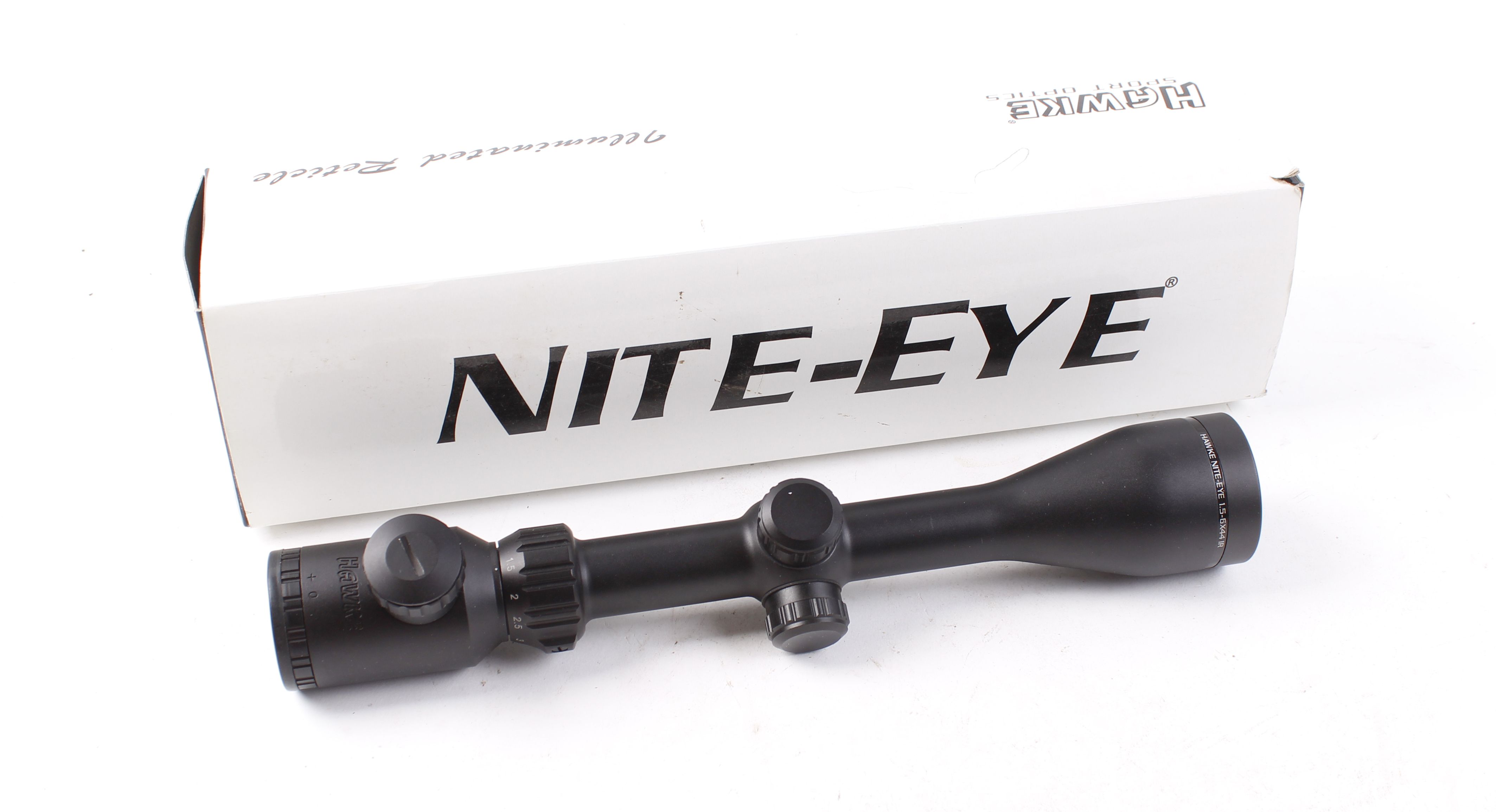 1.5-6 x 44 Hawke Nite-Eye scope, boxed
