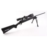 S1 6.5 x 55mm Browning X bolt action stalking rifle, 24 ins threaded (capped) matt black barrel, 3