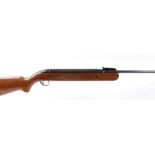 .22 BSA Airsporter underlever air rifle, blade and adjustable sights, no. GL16010