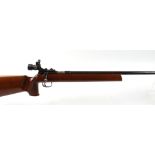 S1 .22 Anschutz Match 64 Model 1403 bolt action target rifle, 25½ heavy barrel, tunnel foresight,