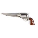 S1 .44 Remington (Pietta) black powder percussion revolver, 6 ins octagonal sighted barrel with