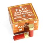 S2 25x 12 bore Eley Gastight 8 shot collector's cartridges in original box