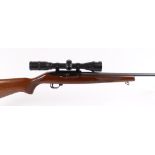 S1 .22 Ruger 10/22 semi automatic rifle, 19½ ins threaded barrel (capped), 10 shot rotary