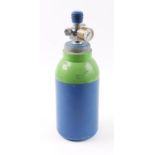 6.53kg compressed air bottle with gauge, stamped Webley & Scott