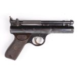 .177 Webley Senior air pistol, open sights, no. 930