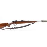 S1 .308 (win) CZ BRNO 537 bolt action stalking rifle, 24½ ins threaded barrel (T8 moderator