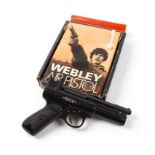 .22 Webley Premier Mk2 air pistol, boxed with instructions, no. 348