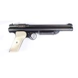 .22 Crosman 130 underlever air pistol, open sights