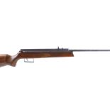 5.5mm Sig Hammerli Model 420 sidelever air rifle, open sights, no. 6777