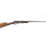 S2 .410 Belgian semi hammer, 28 ins part octagonal barrel, 65mm chamber, folding sidelever action,