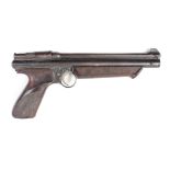 .22 Crosman Medalist II Model 1300 under lever air pistol, open sights, nvn