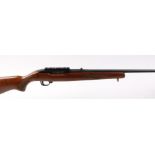 S1 .22 Ruger 10/22 semi automatic rifle, 19 ins barrel threaded for moderator (moderator available),