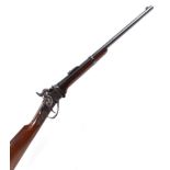 S1 .45/70 Marcheno (Sharps) black powder falling block rifle, 21½ ins sighted barrel, plain action