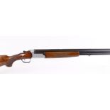 S2 12 bore Italian over and under, 27½ ins barrels, full & ½, 70mm chambers, engraved alloy