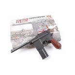 6mm KWC M712 Broomhandle air pistol in original box, no. 50604732