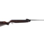 .22 Webley Hawk Mk 2 break barrel air rifle, open sights, no. 38474