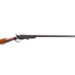 S2 .410 Double semi hammer, Belgian, 25½ ins barrels, folding sidelever action with some original