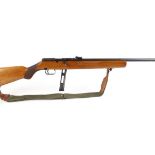 S1 .22 Beretta Olympia bolt action/semi automatic rifle, 20½ ins heavy barrel, large capacity