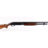 S1 12 bore Remington Wingmaster Model 870 (LH) pump action, 8 shot, 27½ ins barrel, ¼ choke,