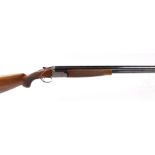 S2 12 bore Parker Hale over and under, ejector, 28 ins chrome lined barrels, ¾ & ¼, ventilated