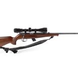 S1 .22 Anschutz Model 1415-1416 bolt action rifle, 22½ ins threaded barrel (capped), 10 shot