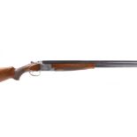 S2 12 bore Browning B1 over and under, ejector, 30 ins barrels, ¼ & ¼, broad file cut ventilated rib