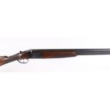 S2 12 bore Italian over and under, 28½ ins barrels, full & full, 70mm chambers, plain action, 13½