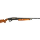 S2 12 bore Savage Model 30 Series F pump action, 3 shot (RM 90), 27½ ins barrel, bead foresight, 3