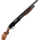 S2 12 bore Winchester Ranger Model 140 pump action, 3 shot (RM 90), 28 ins multi choke barrel (ic