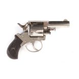 S58 .442 (.44 Webley) Forehand & Wadsworth 'British Bull-Dog' double action revolver, nickel