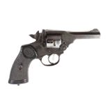 S5 .38 Webley & Scott Mk IV service revolver, converted to single shot for humane dispatch (cylinder