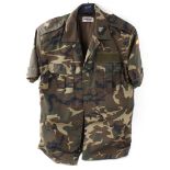 Camouflage shirt, size L; camouflage shooting gilet, size XXL (2)