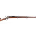 S58 11.4mm x 57R Spanish Argentino 1879 Remington Rolling Block rifle, 35 ins fullstocked three