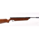 .22 Cometa 300-S break barrel air rifle, fitted silencer, scope grooves, recoil pad, no. 21325-04