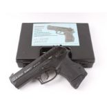 .177 Anics Berkut A-2002 semi automatic air pistol, in makers hard plastic case with spare