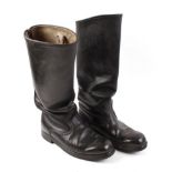 Pair Russian Military officer's leather boots, c.1980