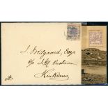 Municipal Posts Hankow 1894 (26 Oct.) local envelope bearing 1893 20c. dull blue tied by Hankow...