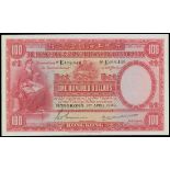 The HongKong and Shanghai Banking Corporation, $100, 1.4.1948, serial E498449, (Pick 176e),