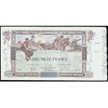 France, Banque de France, 5000 francs, 4.1.1918, serial number Z.3 275, (Pick 76, Fayette 43.1)...